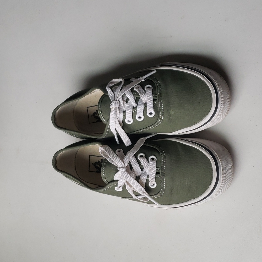 Khaki Green Vans